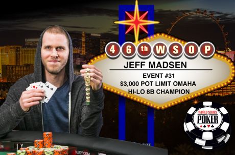 Four Score: Madsen Takes Down Event #31 $3,000 Pot-Limit Omaha Hi-Lo for 4th Bracelet