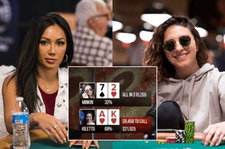 Ladies Night Gets Real: Kelly Minkin Five-Bet Jams With 7-2